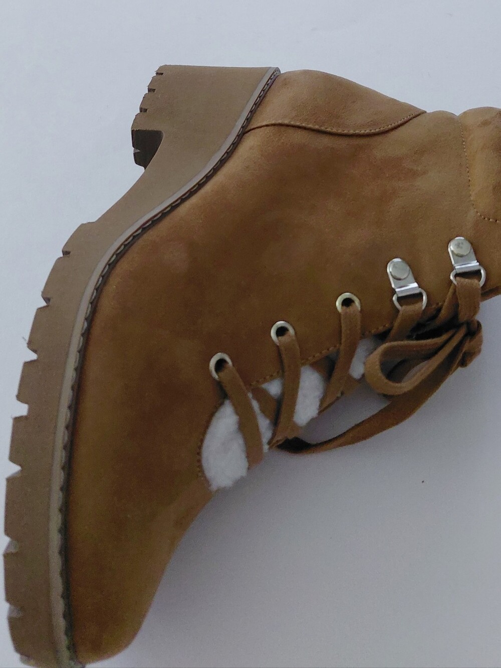 GIANI BERNINI Valentena Ankle Lug Sole Lace Up Boots- 11M - Picture 5 of 10